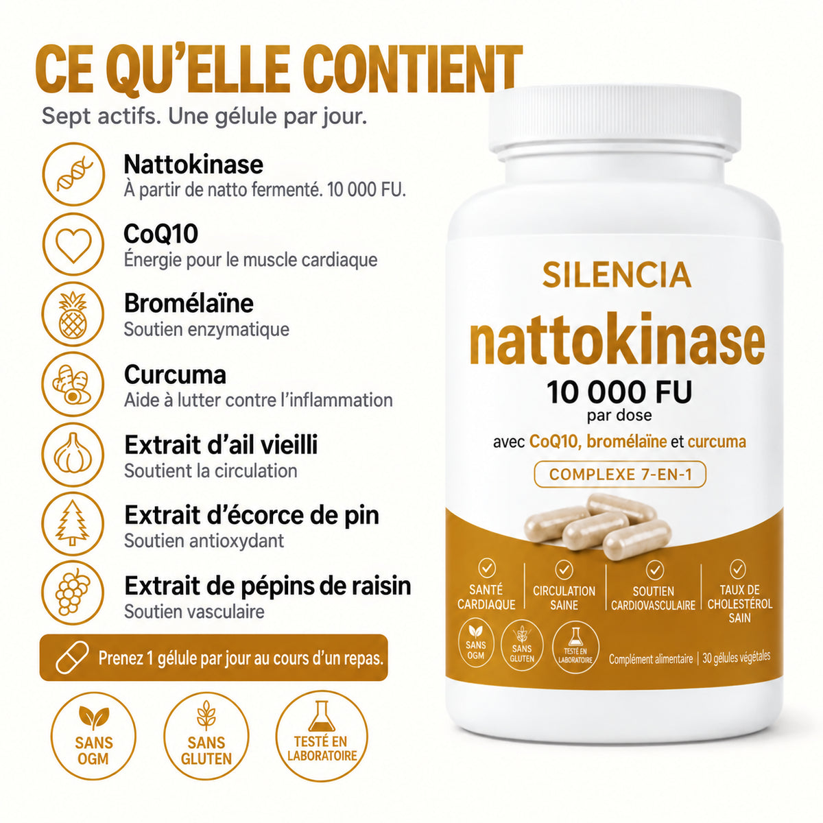 Nattokinase 10.000 · Bringen Sie Schwung in Ihr Liebesleben, spürbare Ergebnisse bereits nach 7 Tagen